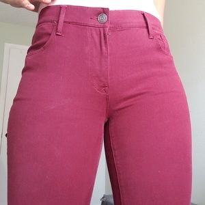 Express Plum Mid Rise Legging